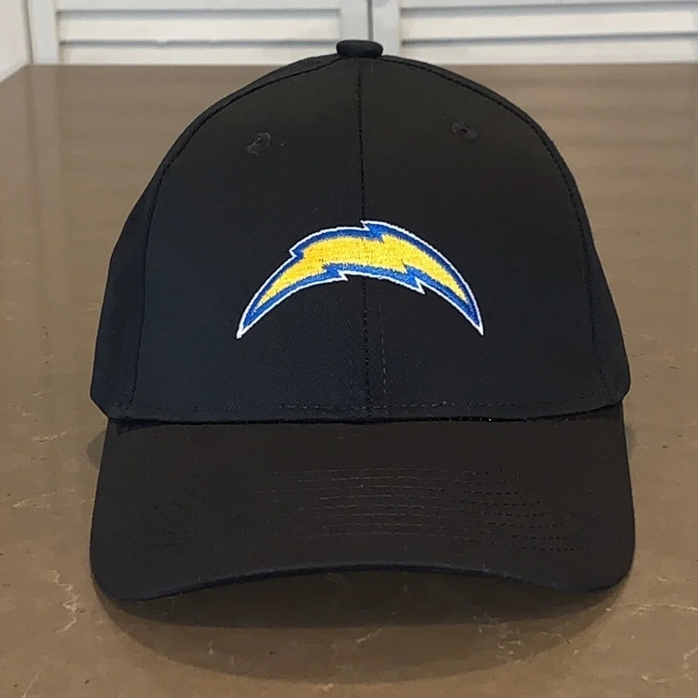 Final $ Qty 3 Brand New NFL Licensed Los Angeles Chargers Strapback Hat Black